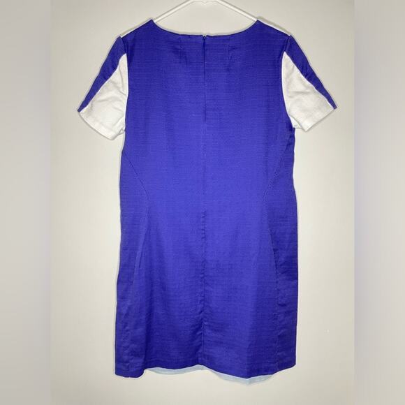 Boden Pippa Textured Colorblock Tunic Sheath Dress Size 10R - Picture 8 of 8